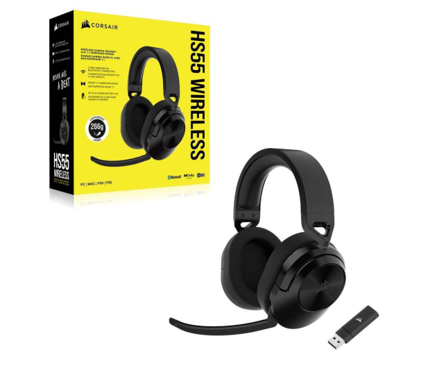 CORSAIR HS55 Wireless (Carbon) CA-9011280-EU - 1122056 - zdjęcie 6